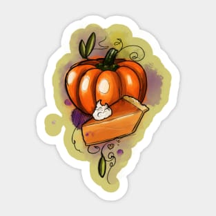 Pumpkin Pie Sticker